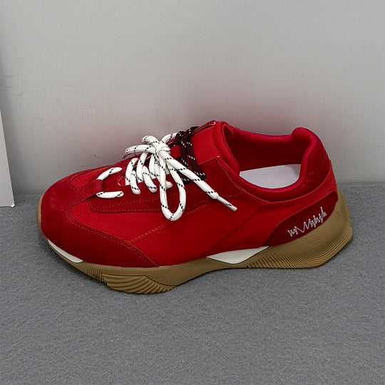 Damen modische Sneakers mit atmungsaktiver Mesh-Oberfläche und trendigem Design EB