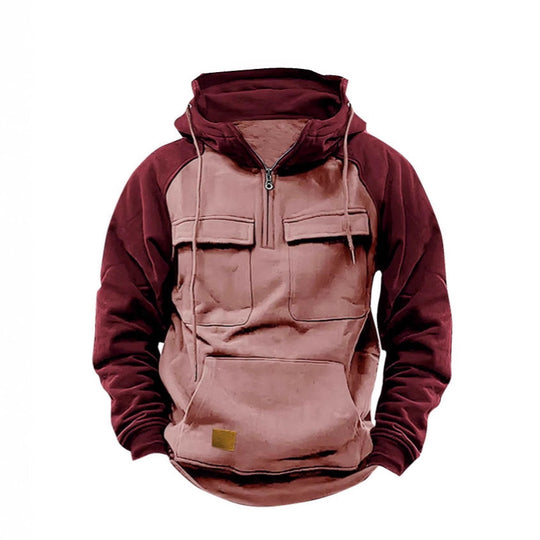 Herren Funktioneller Hoodie mit praktischen Taschen und innovativem Design EB