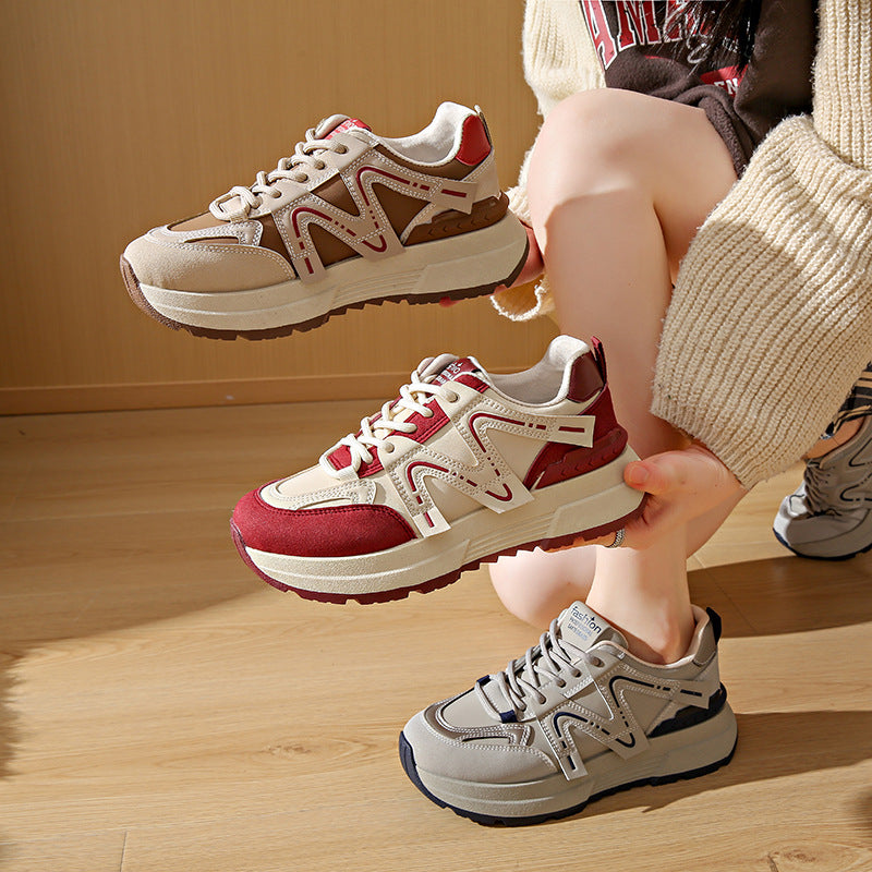 Damen Sportliche Lauf Sneakers mit ergonomischer Dämpfung und modischem Design EB