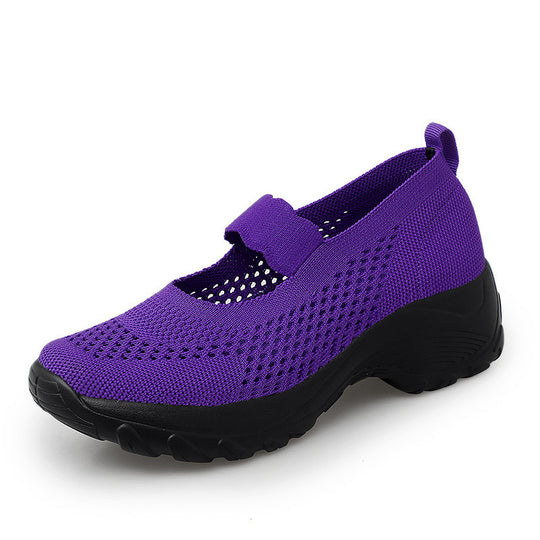 Damen Atmungsaktive Freizeitschuhe mit elastischem Schnürsystem EB