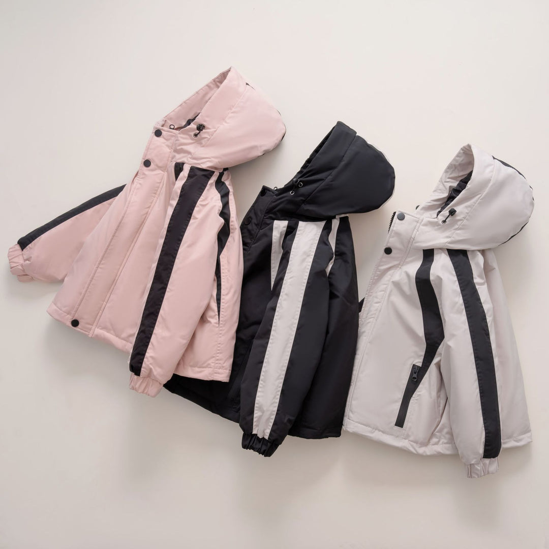Damen modische Funktionsjacke mit Kapuze und thermoregulierendem Futter EB