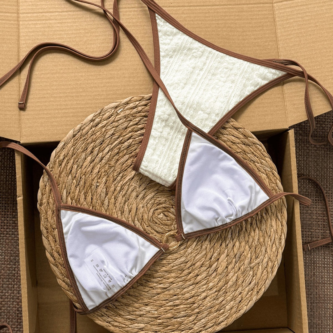 Damen Triangel-Bikini mit eleganten Details EB