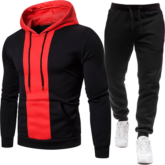 Herren Sportliche Kapuzenjacke und Jogginghose EB
