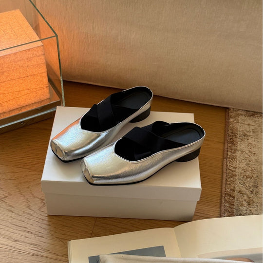 Damen Elegante Ballerinas mit auffälligem Glanz und passgenauem Schnitt EB
