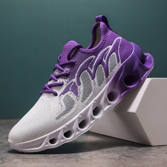 Damen Sportliche Sneakers mit innovative Dämpfungstechnologie und rutschfester Laufsohle EB