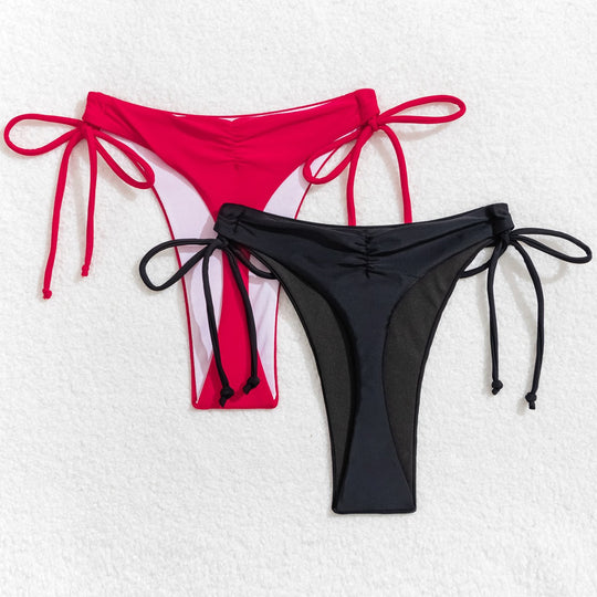 Damen Bikinis mit verstellbaren Seitenbändern EB