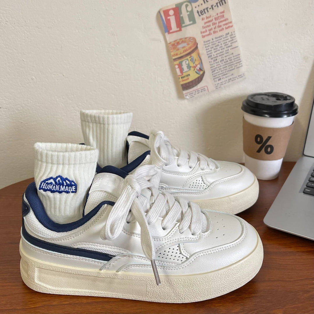 Damen Sneakers im zeitlosen Retro-Stil mit gepolsterter Innensohle und rutschfester Sohle EB