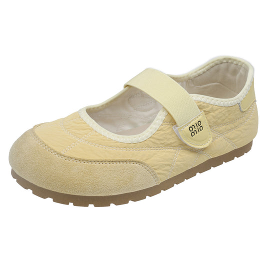 Damen Komfortable Ballerina-Schuhe mit herausnehmbarer Sohle EB
