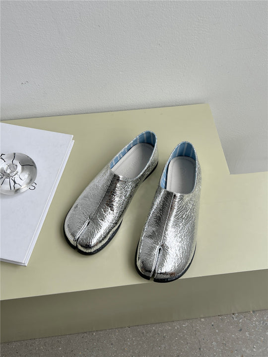 Damen Bequeme Lederpantoletten EB