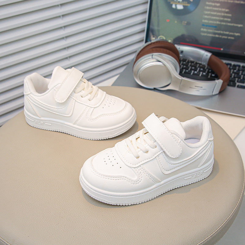 Damen bequeme Sneaker mit praktischem Klettverschluss und atmungsaktivem Obermaterial EB