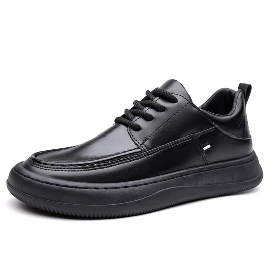 Damen Modische Ledersneaker mit rutschfester Sohle EB