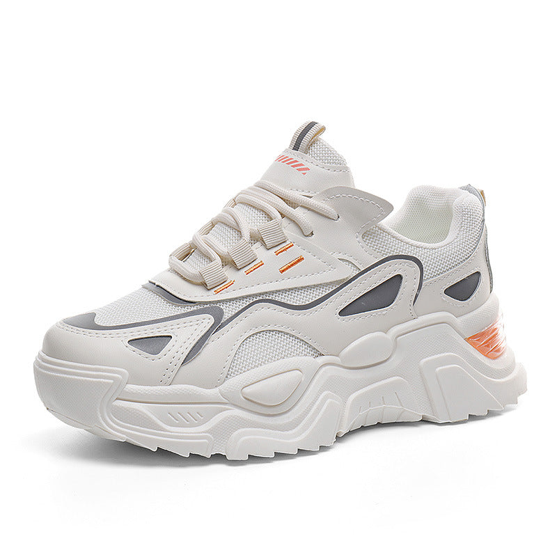 Damen Trendige Chunky Sneakers mit atmungsaktiven Mesh-Einsätzen und dämpfendem Sohlenprofil EB