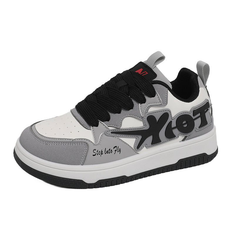Damen Sportliche Freizeit-Sneaker mit Textil-Oberfläche und atmungsaktiver Innensohle EB