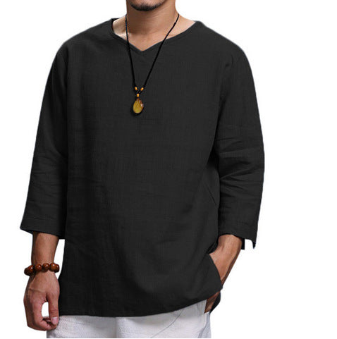 Herren Leichte Leinenbluse EB