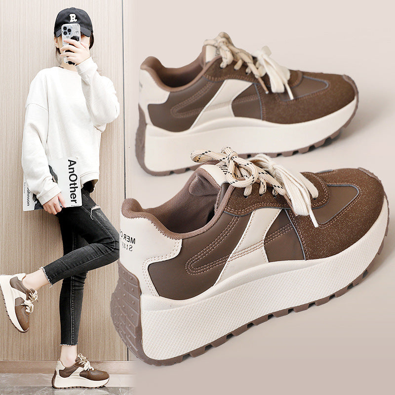 Damen Sportliche Chunky Sneakers mit dämpfendem Sohlenprofil EB