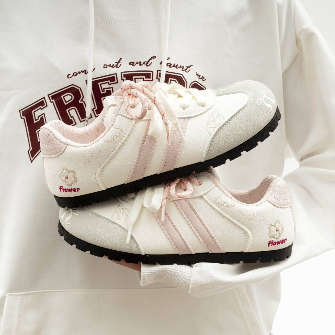 Damen Sneakers mit verspieltem Bananenmotiv und rutschfester Gummisohle EB