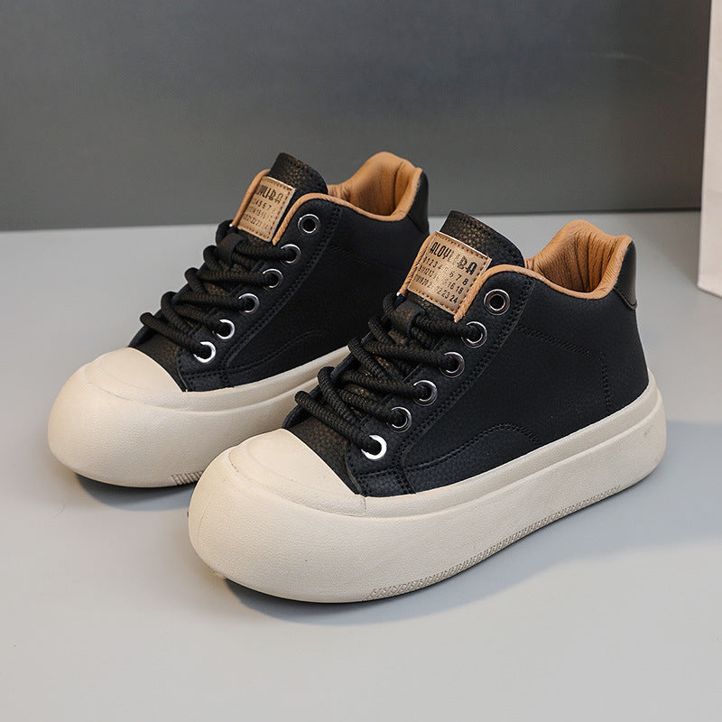 Damen lässige High-Top Sneakers mit dämpfendem Sohlenprofil und strapazierfähigem Obermaterial EB
