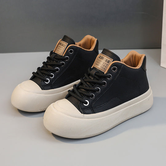 Damen lässige High-Top Sneakers mit dämpfendem Sohlenprofil und strapazierfähigem Obermaterial EB