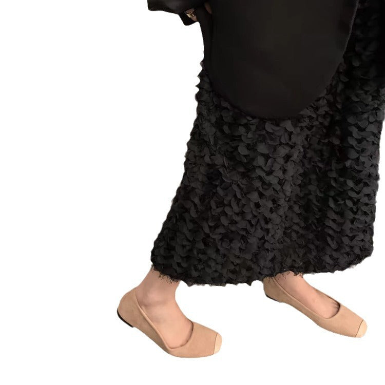 Damen Elegante und bequeme Ballerinas mit geschlossenen Zehen EB