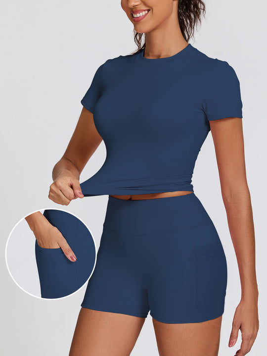 Damen Funktionsshirt mit körperbetonter Passform EB