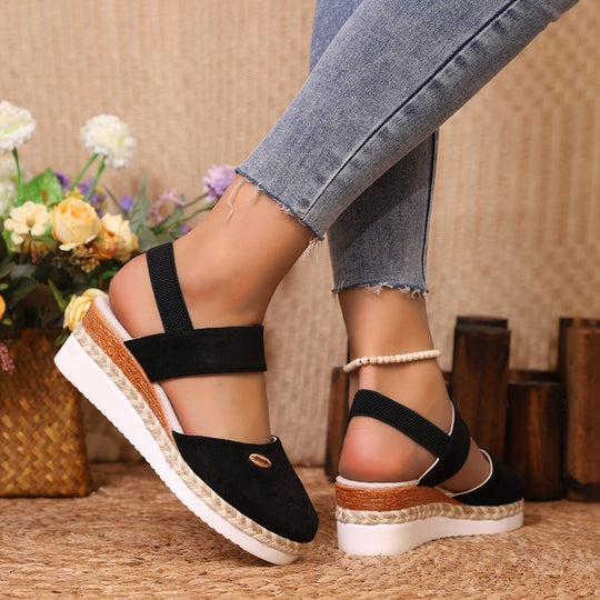 Damen Plateau Sandalen EB