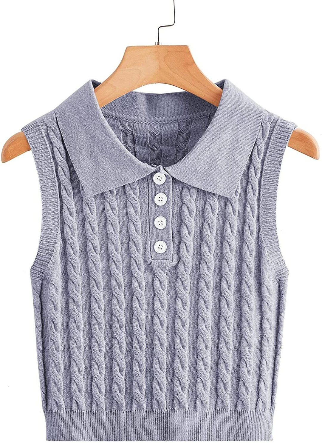 Damen Stricktop mit Kollo EB
