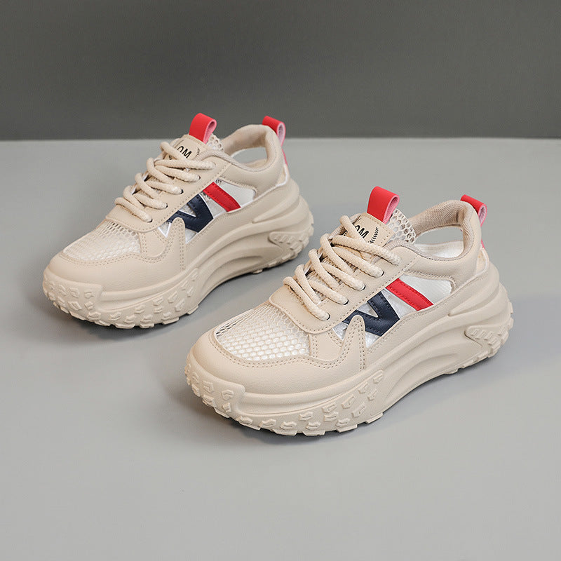 Damen Sportliche Sneakers mit luftdurchlässigem Obermaterial und rutschfester Sohle EB