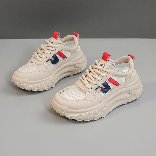 Damen Sportliche Sneakers mit luftdurchlässigem Obermaterial und rutschfester Sohle EB