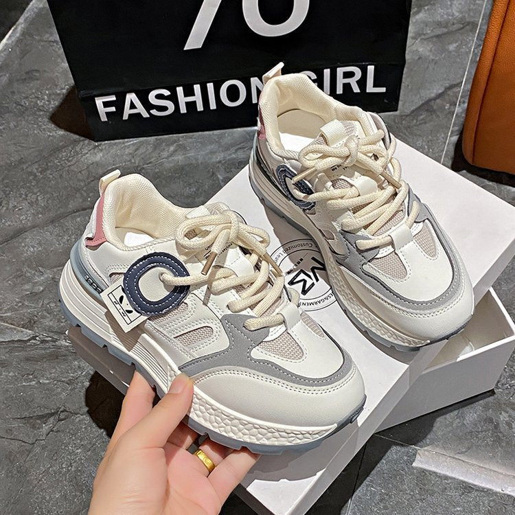 Damen Komfortable Sneakers mit innovativem Design und atmungsaktiver Mesh-Oberfläche EB