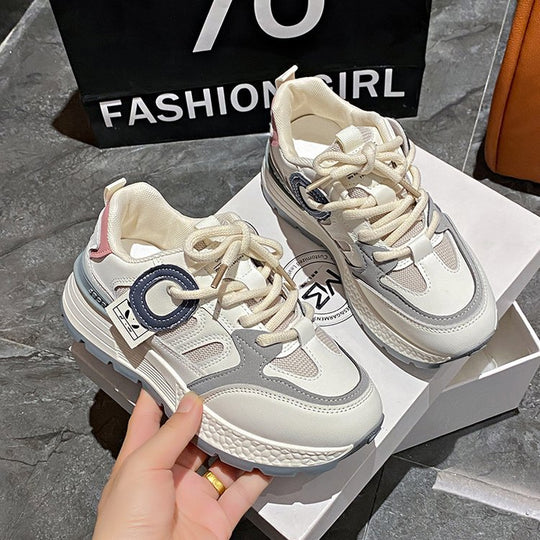 Damen Komfortable Sneakers mit innovativem Design und atmungsaktiver Mesh-Oberfläche EB