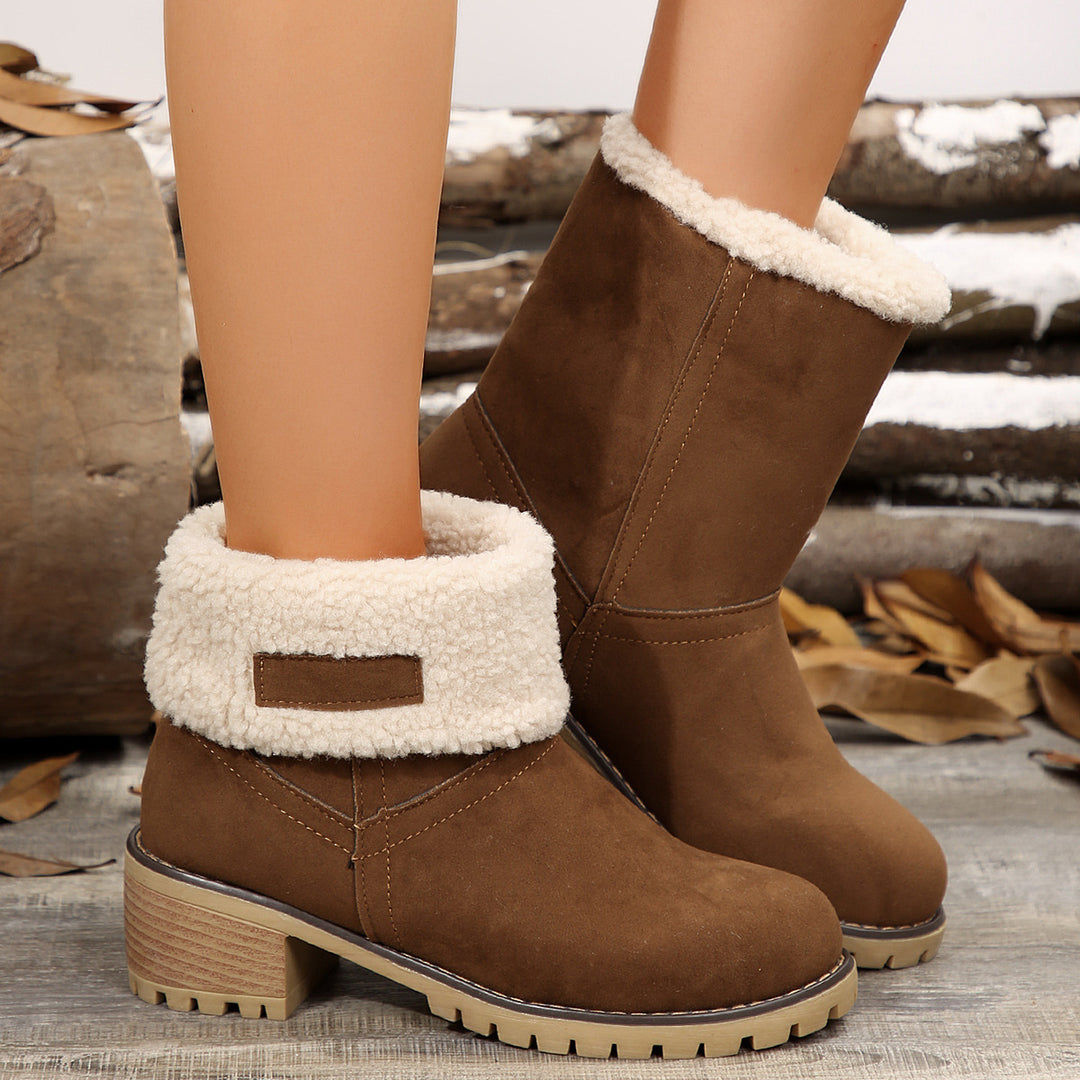 Damen Stiefeletten mit kuscheligem Futter und rutschfester Sohle EB