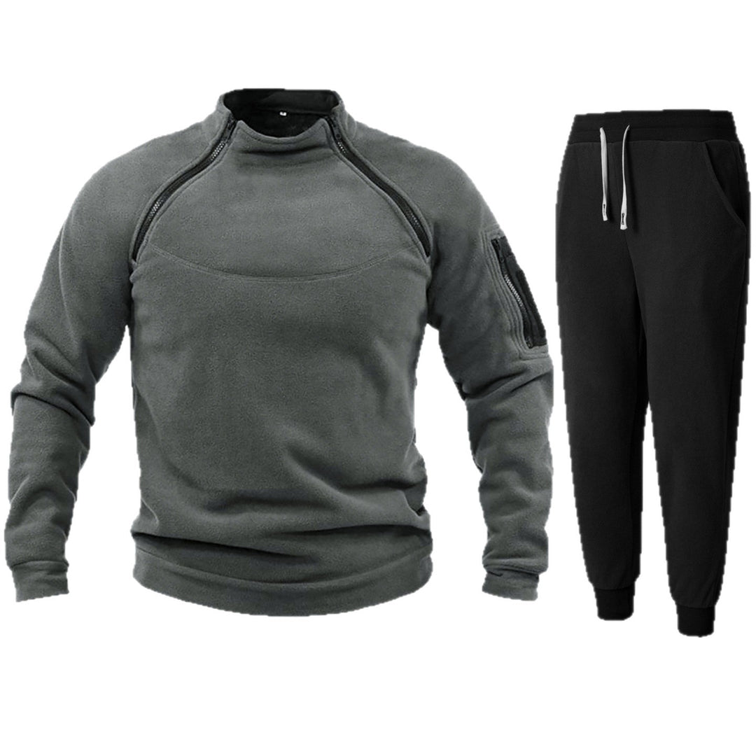Herren Funktions-Fleecejacke mit elastischen Sporthosen EB