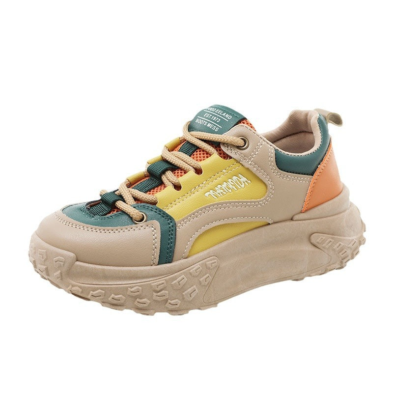 Damen Sportliche Sneakers mit dämpfendem Sohlenprofil und atmungsaktiver Mesh-Oberfläche EB