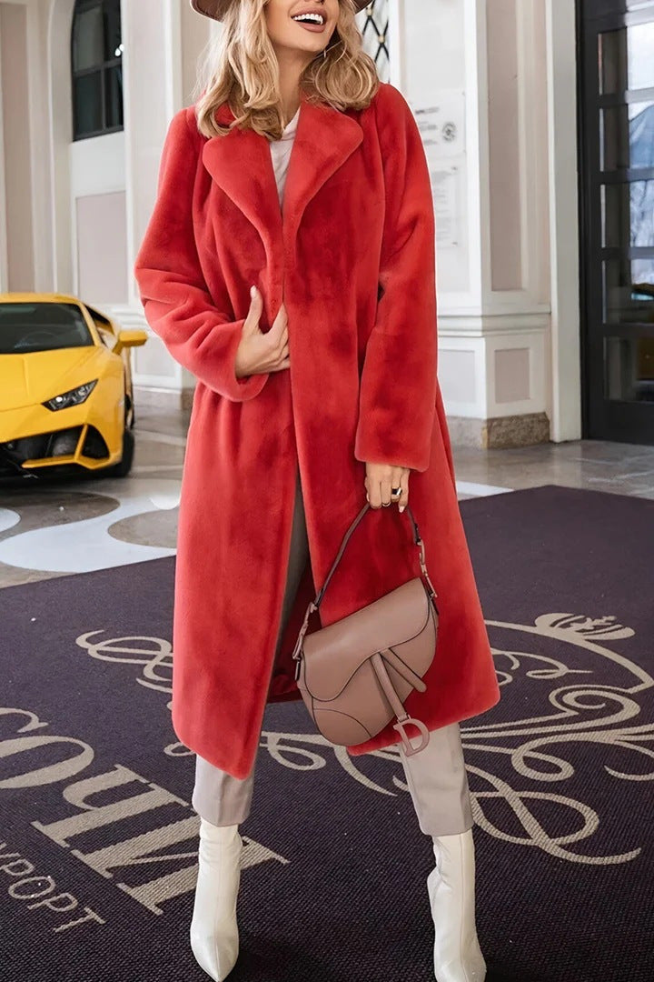Damen elegante Fleecejacke mit modernem Schnitt und großzügigen Taschen EB