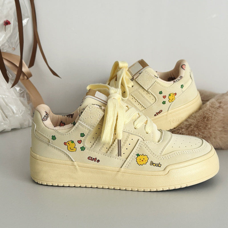 Damen Sneakers im verspielten Designs mit komfortablem Innenfutter EB