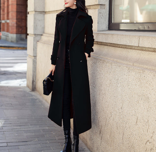 Damen luxuriöser Trenchcoat EB