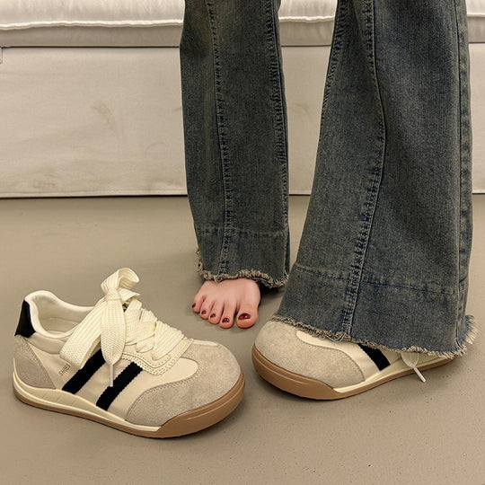 Damen Bequeme Sneakers mit modischen Akzenten und atmungsaktivem Obermaterial EB