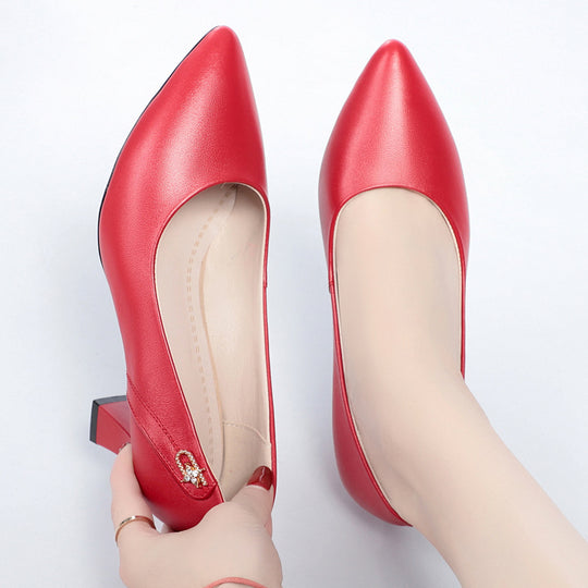 Damen Elegante Absatzpumps mit modischem Design und komfortablem Blockabsatz EB