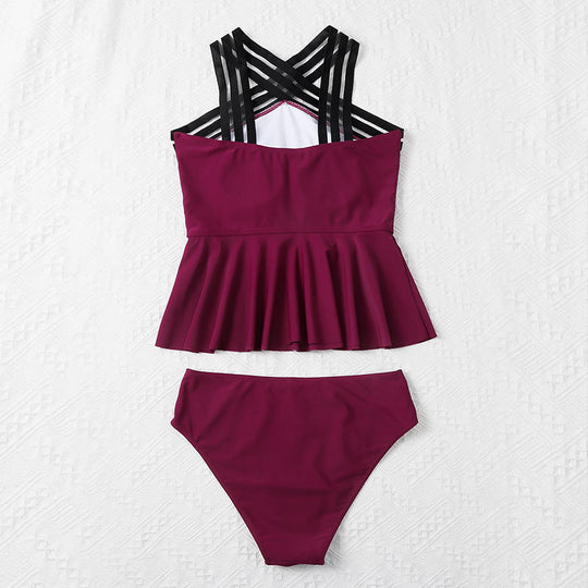 Damen Tankini mit raffiniertem Rüschendesign EB