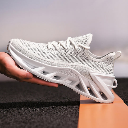Herren leichte atmungsaktive Strick-Sneaker mit gedämpfter ergonomischer Laufsohle EB