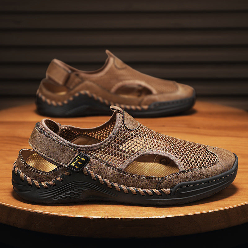 Damen Sportliche Outdoor-Sandalen mit rutschfester Sohle und atmungsaktivem Netz EB