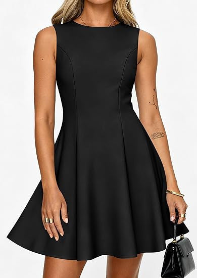 Damen klassisches A-Linienkleid EB