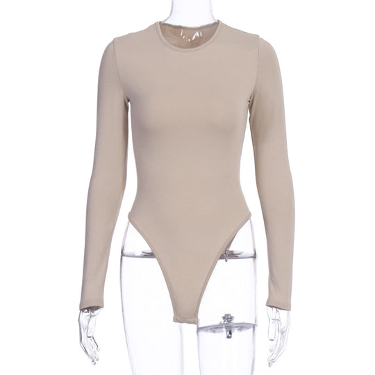 Damen Langarm-Bodysuit aus hautfreundlichem Stretchmaterial EB