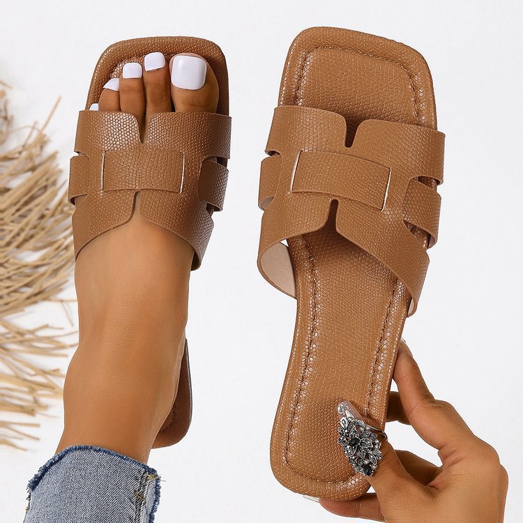 Damen Bequeme Riemchen-Sandalen mit modischem Design und ergonomischer Fußbettgestaltung EB