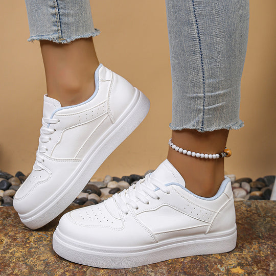 Damen Schnürsneaker mit atmungsaktivem Obermaterial und komfortablem Fußbett EB