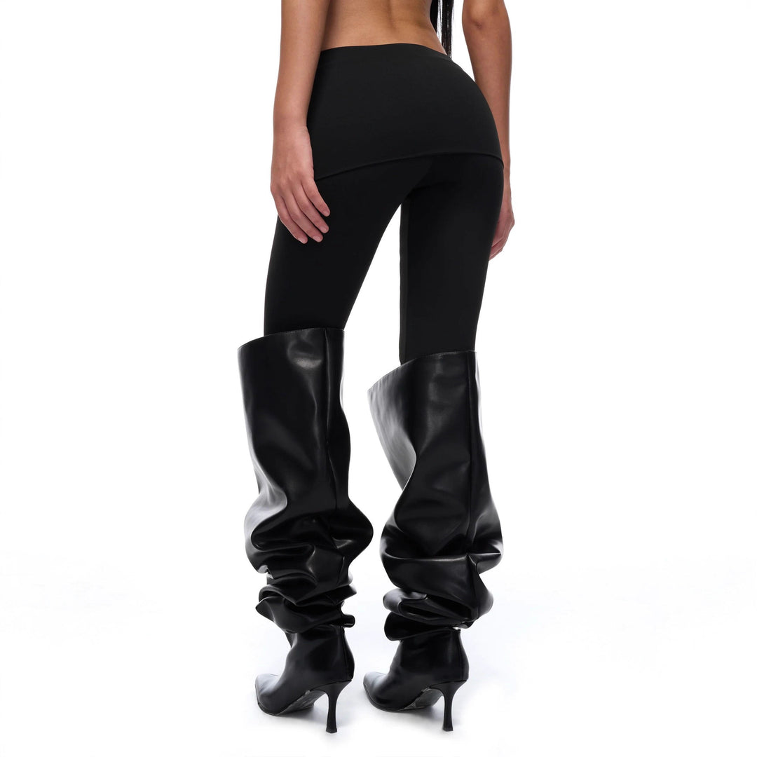Damen Sportliche Leggings mit breitem Bund EB