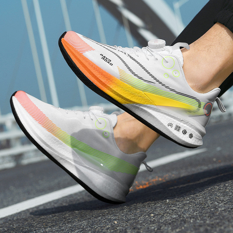 Unisex Performance-Laufschuhe mit Drehverschluss, mehrschichtiger Rebound-Zwischensohle und stabiler TPU-Fersenstütze EB