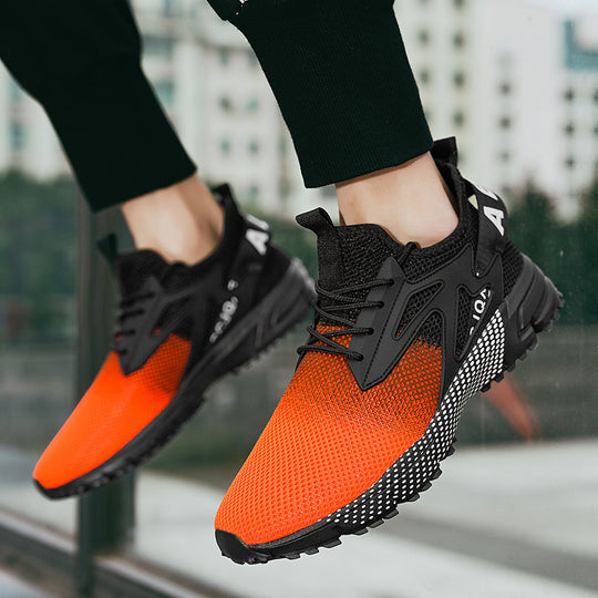 Damen Sportliche Atmungsaktive Sneakers mit rutschfester Sohle und flexiblem Design EB