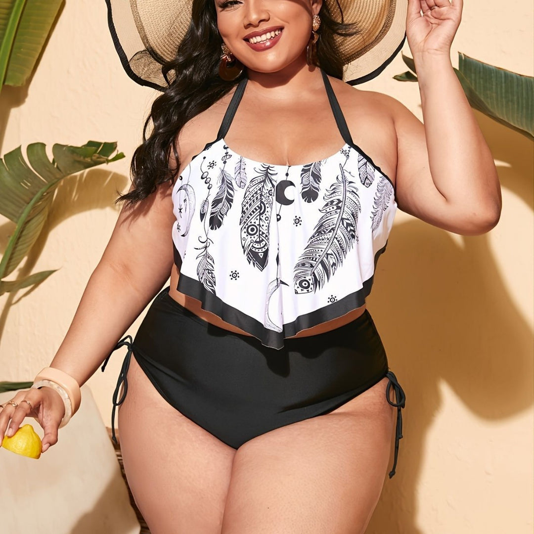 Damen Küstentaugliches Strandtop mit lässigem Schnitt EB