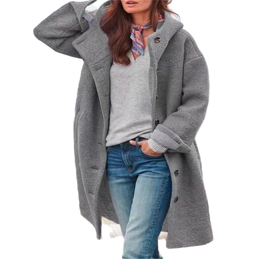 Damen oversized Freizeitmantel mit modischem Schnitt EB